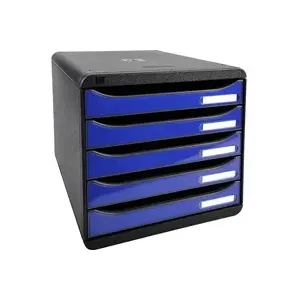Big-box Plus Noir/bleu Océan Glossy