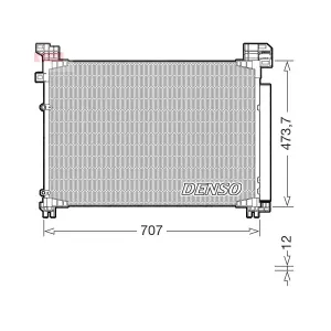 DENSO Condenseur, climatisation (Ref: DCN51020)