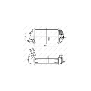 NRF B.V. Intercooler, échangeur pour SUZUKI: Swift (Ref: 30246)