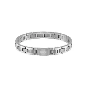 Bracelet Boss Links Essentials Acier Blanc