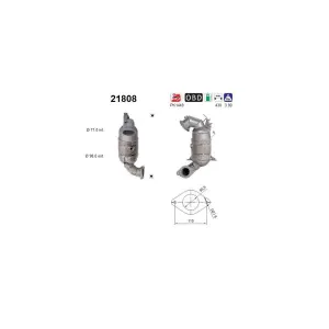 Catalyseur As 21808 Opel