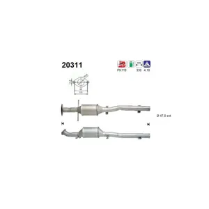 AS Catalyseur pour FORD: Focus (Ref: 20311)