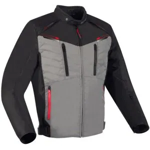 Blouson Bering Otago Noir Gris - Blouson Moto BERING