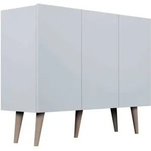 Commode 3 Portes Toronto - Blanc
