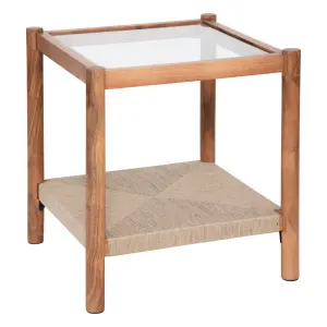 Table d'Appoint en Bois Apala 55cm Marron