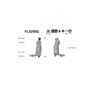 AS FL5205Q Filtre à particules
