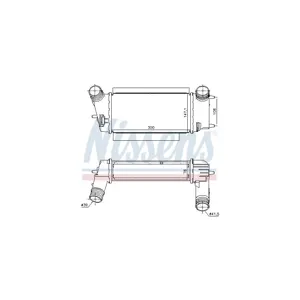 NISSENS Intercooler, échangeur pour FORD: Fiesta (Ref: 96252)