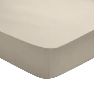 Drap housse studio coton sable
