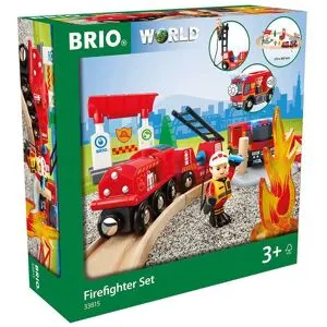 Circuit Action Pompier - Coffret complet 18 pcs Brio