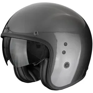 Casque jet Scorpion Exo BELFAST EVO - SOLID Gris Métal