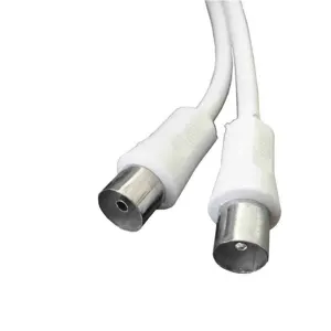 Câble D'antenne Edm 1,5 M Blanc