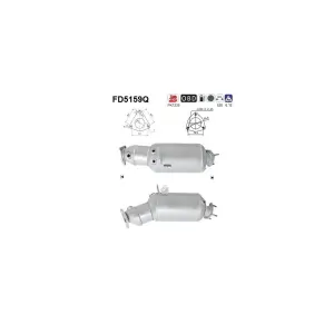 AS FD5159Q Filtre à particules