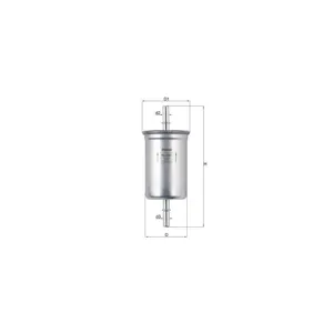 KNECHT FILTER Filtre à carburant (Ref: KL 591)