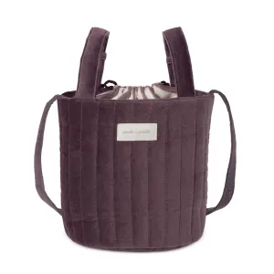 Sac Bucket Cherry Velvet