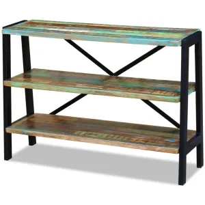 Buffet 3 etageres bois de recuperation massif