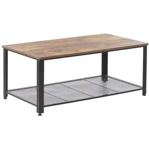 Table Basse Aston Marron/noir
