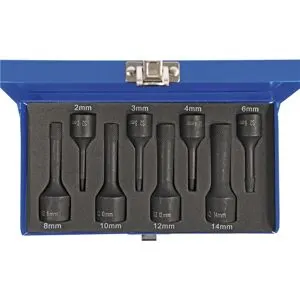 Set dextracteurs de vis 8 pièces Kunzer 7SA08 1 set