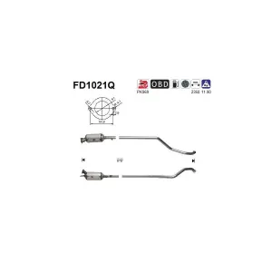 AS FD1021Q Filtre à particules