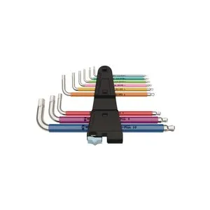 Jeu Clés Mâles - 3950/9 Hex-plus Multicolour Stainless 1