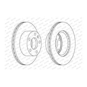 FERODO Disques de frein pour LDV: Maxus (Ref: DDF1640)