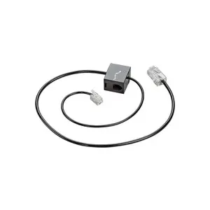 HP Poly Câble d’interface téléphonique Poly Savi Office, Cable, Noir 85R57AA