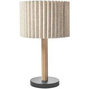 Lampe À Poser Belessa Lin Beige Clair