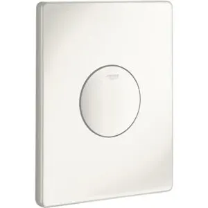 Plaque verticale/horizontale blanche Grohe Skate