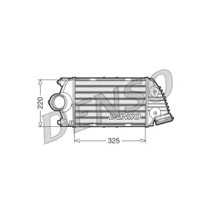 DENSO Intercooler, échangeur pour PORSCHE: 911 (Ref: DIT28015)