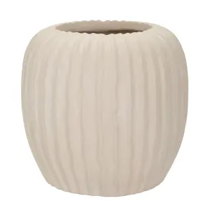Cache-Pot Design Mist 26cm Crème