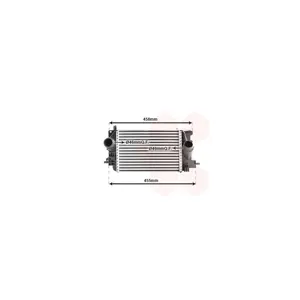 VAN WEZEL Intercooler, échangeur pour OPEL: Meriva (Ref: 37004575)