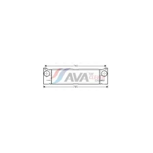 AVA COOLING SYSTEMS MSA4370 Intercooler