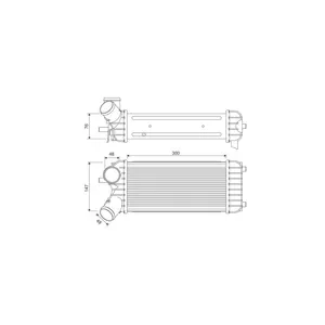 VALEO Intercooler, échangeur pour FORD: C-Max (Ref: 818365)