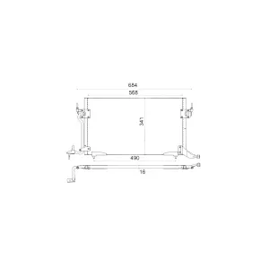MAHLE AC 182 001S Condenseur, climatisation