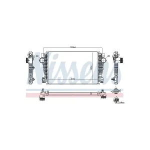 NISSENS 96258 Intercooler