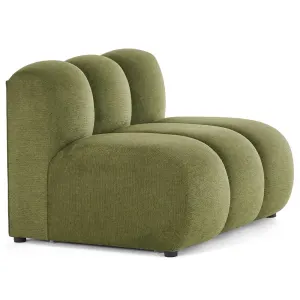 Debbie - module d'assise en tissu texturé - vert