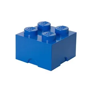Rangement brique 4 tenons - Bleu LEGO