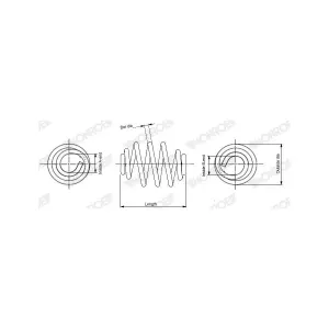 MONROE SN2192 Ressort de suspension