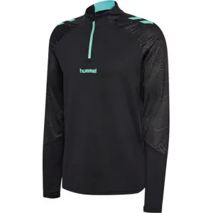 Hummel Hmlblaze 2.0 Training Half Zip - Black/Pool Blue