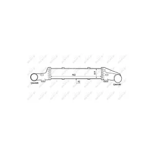 NRF B.V. Intercooler, échangeur (Ref: 30420)