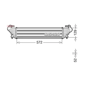 DENSO DIT09121 Intercooler