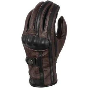 Gants Helstons EAGLE CUIR SOFT Camel/Noir