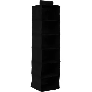 Range chemise 6 cases - Noir