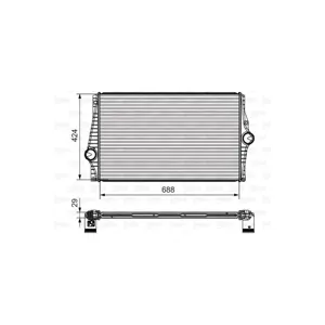 VALEO Intercooler, échangeur pour VOLVO: XC 90 (Ref: 818280)