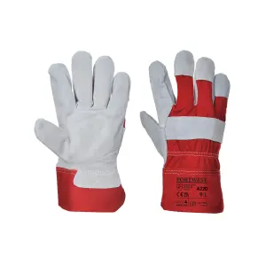 Gant Docker Premium Couleur : Rouge Taille M - Portwest