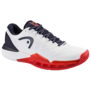 Chaussures de tennis multicourt homme, Revolt Pro 5.0 Blanc Bleu Rouge