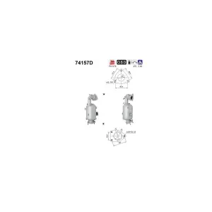 AS 74157D Catalyseur