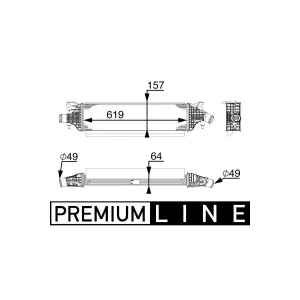MAHLE CI 213 000P Intercooler