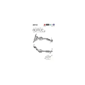 AS Catalyseur pour MAZDA: 5, 3 (Ref: 25112)