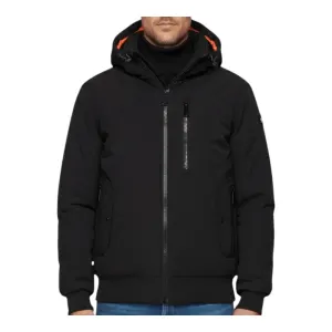 Blouson noir à capuche schott dylan
