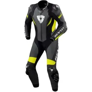 Combinaison Rev it CONTROL Noir/Jaune fluo